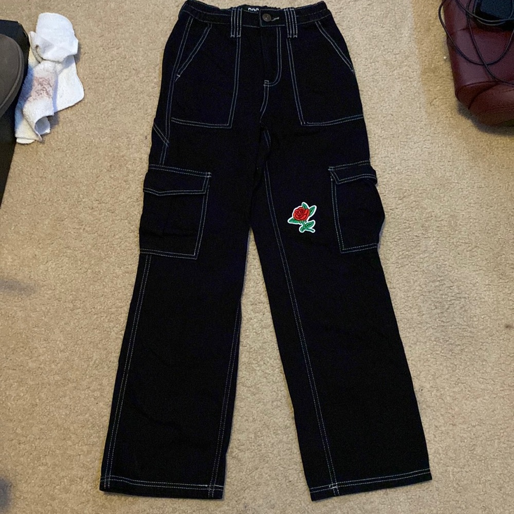 Black urban outfitter cargo pants